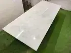 24"x36" White Quartz Agate Dining Table Centerpiece Handmade Art Luxury Home Dec