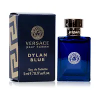 在飛比找PChome24h購物優惠-VERSACE 狄倫正藍男性淡香水 5ML