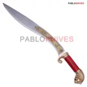 Handmade Alexander Macedonian Gold Plated Sword of Great Warriors Replica