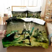 a1967 Bed Sheets Command And Conquer 3 Bedding Set Bed Set Adult Kid Bedroom Duvetcover Sets3-Piece Bedding Set (1 Duvet Cover + 2 Pillow Shams) Be
