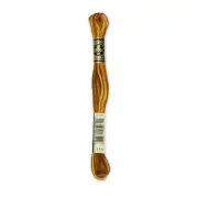 DMC 6-Strand Embroidery Cotton 8.7yd-Variegated Mustard - 12 Pack
