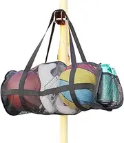 Foldable Dive Bag - Mesh PVC Diving Gear Bag, Zipper Pocket for Wet Swimwear | Compact Scuba Snorkeling Storage for Men Women with Room for Shoes, Basketball, Sports Gear, Playground