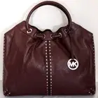 MICHAEL KORS ASTOR LARGE MOCHA BROWN LEATHER TOTE BAG+/OR MATCHING WALLETNWT