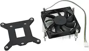 FELTECHELECTR Electric CPU Cooling Fan Accessory for Desktop Computer Sktc Thin Design Low Heat Loss Performance Compatible with Interface