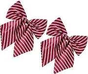 [LIFKOME] 2pcs Adjustable Red and Bow Tie Graduation Suit Accessories for Men and Women Stylish Photo Props for Graduation Ceremony and Student Events