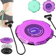 Massage Waist Twisting Board with Pull Rope, Equipped with 2 Tension Ropes, Twist Waist Disc Board, for Male and Female Core Trainin