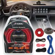 Car Audio Cable Kit 2300W Amp Amplifier Install RCA Subwoofer Sub Wiring 8 Gauge