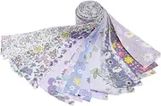 [MsaHeuto] 40pcs Roll Fabric Strips, Fabric Strips Roll, 2.5 Inch Collection, Soft Cotton Quilt Patchwork Craft for Home Decor Carpet, Violet
