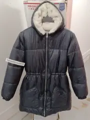 ABERCROMBIE & FITCH A&F AIR CLOUD PUFFER PARKA JACKET COAT BLACK WOMENS SIZE M,L