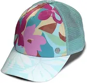 [Roxy] Girls Honey Coconut Trucker Hat – Adjustable Summer Cap for Girls, Lightweight and Breathable