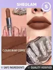 Sheglam Cosmic Crystal Moisturising Soft Lipstick CLOUDS IN MY COFFEE New In Box
