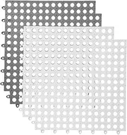 Ipetboom 4pcs Rabbit Mats Bunny Mats for Cage Small Animal Floor Pet Mats Rabbit Chew Toys Rabbit Feet Pads Small Animal Cage Rabbit Cage Indoor Chinchilla Cage Dog Cage Bed Linings Plastic