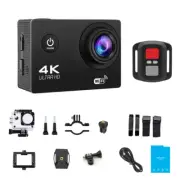 Action Camera Ultra HD 4K/30Fps Wifi 2.0-Inch 140D Underwater Waterproof Helmet