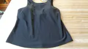 32 DEGREES Black Tank Top Built In Shelf Bra Sleeveless Shirt Sz XXL Womens