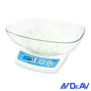 【Dr.AV 聖岡科技】巨無霸秤碗萬用電子秤10kg(XT-B200)