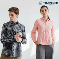 在飛比找momo購物網優惠-【TRAVELER 旅行者】男女款彈性吸排抗UV襯衫(彈性/