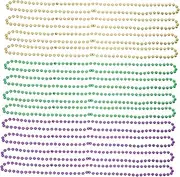 HOMOBABE 12Pcs Festival Bead Chain Necklace Beads for Party Decorations Lightweight Ornaments for Celebrations and Photo Booths