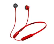 Convenient Bluetooth-compatible Earphone Labor-saving ABS Low Delay ic Design Bluetooth-compatible Headphone for Android-Red