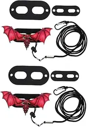 BESPORTBLE 2 Sets Guinea Pig Leash Reptile Harness Long Shape Durable Comfortable for Small Pets