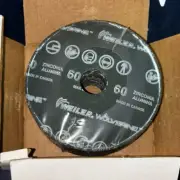 WEILER 4-1/2” Wolverine Zirc Resin Fiber Disc 60Grit 7/8” Arbor Hole 62005 25pcs