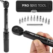 PRO BIKE TOOL Click Bicycle Torque Wrench Set, 2-20 Nm - Includes Storage Box, &