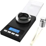 Digital Milligram Pocket Scale Mini Jewelry Gold Powder Weigh Scales with Calibr