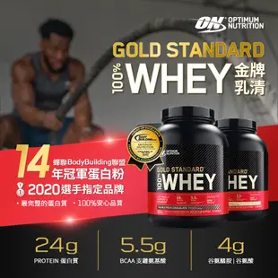 [美國ON] 金牌乳清蛋白 1磅 Whey 100% 乳清 高蛋白 健身 Twinbrothers