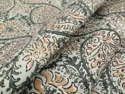 Peter Fasano Linen Print Fabric- Grand Shangri-La / Bayberry 9.25 yds GSL1001204