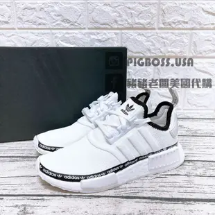 【豬豬老闆】ADIDAS ORIGINALS NMD_R1 白色 經典 串標 休閒 運動 男女款 FV7306