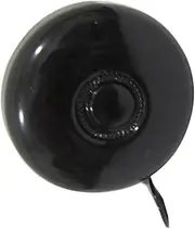 Metal Bike Bell Ring Handlebar Horn Alarm for Adults Durable Design for Bikes Loud Sound with Rotated Collision System Black