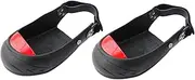 Perfk 2Pcs Protective Toe Cap Toe Cap, Safety Overshoes Rubber Boot and Shoe Covers, Toe Safety Shoe Covers Overshoes Cover, M