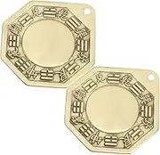 Prosperous Home Décor Bronze Bagua Mirror Standing Mirror Auspicious Symbol