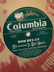 Bob Dylan Sealed Christmas 45 Picture Sleeve Columbia Promo Night Before / Santa