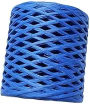 Raffia Ribbon Raffia String Decorative Recyclable 656ft Paper Rope for Gift Wrapping Hanging Tags Crafts Birthday Florist, Blue