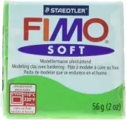 STAEDTLER Fimo Soft Polymer Clay 2 Ounces-8020-53 Tropical Green