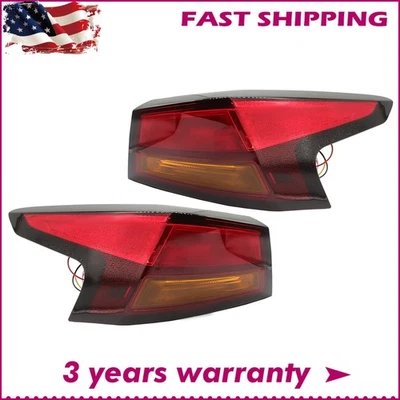 For 2019-2022 Nissan Altima Factory Rear Tail Light Brake Lamps Outer Left&Right (for: Nissan)