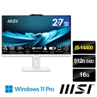 在飛比找momo購物網優惠-【MSI 微星】27型 i5 液晶電腦(PRO AP272P