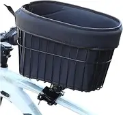 Front Dog Basket, Front Biking Basket Cats, 35 x 23 x 20 cm, Road Trip Kitten Carrying Supplies, Breathable and Comfortable, Cycling Cat Carrier for Small Pets