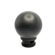 SSCO MATTE BLACK SR-H+ 580 w/ HONDA BOOT RETAINER - STAINLESS STEEL SHIFT KNOB (for: Honda)