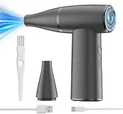 Nihalleuro Compressed Air Duster, 100000RPM Jet Dry Blower, 4-Speed Portable Electric Duster for Computer Keyboard, Car, Home Use