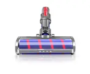 Fluffy Floor Head Compatible with Dyson V7 V8 V10 V11 V15 Vacuum Cleaner - Roller Brush with LED Light