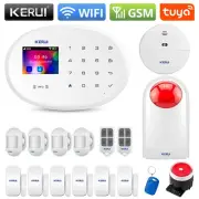 LOT Alarm System Smart Security WIFI Home Wireless APP Remote Control Burglar