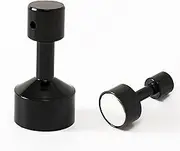 2PKS Rare Earth N52 Neodymium Pockable Key,Gold & Silver Jewelry Test Magnet,Peg Hook Locks Remover,Magnet Key,Magnetic Baby Cabinet Lock Extra Keys, Magnetic Wall Stud Finder, Black