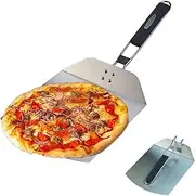 Pizza Peels,Pizza peels Metal,Pizza Steel for Oven，Pizza Paddle。Essential Kitchen Tools for Making Perfect Pizza Crust，Pizza Peels。