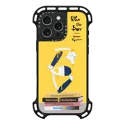 iPhone 16 Pro Max Ultra Bounce Case MagSafe Compatible Self-Help Who? (Digital Delirium) (Yellow)