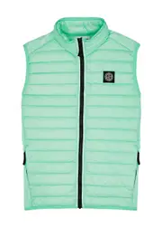 Stone Island Kids Quilted Shell Gilet (10-12 Years) - Green Light - 10YR (10 Years) 10YR (10 years)