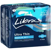 Libra Ultra Thin Regular Pads with Wings