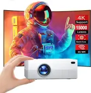 [Electric Focus] Mini Projector with Wifi and Bluetooth, Portable 4K Projector