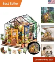 Charming DIY Mini House Greenhouse Kit - Engaging Decoration Experience