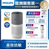 在飛比找momo購物網優惠-【Philips 飛利浦】奈米級空氣清淨機-360度高效過濾